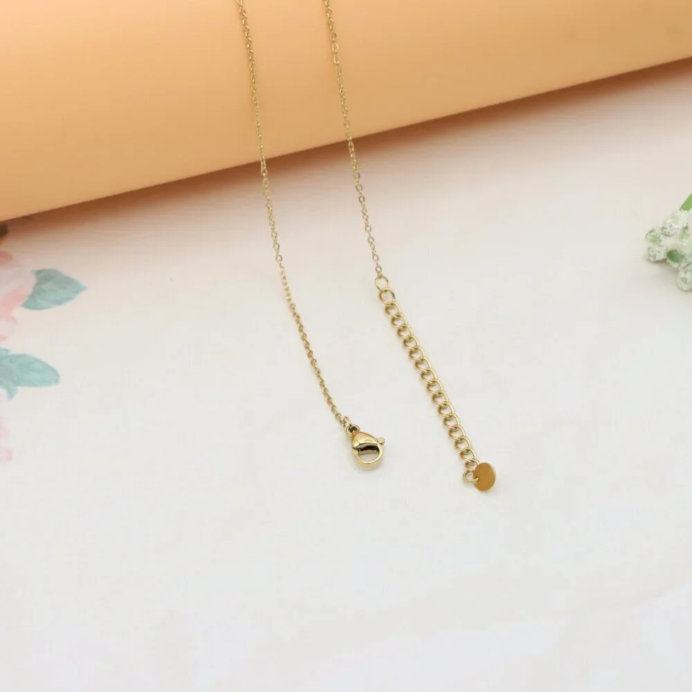 Gold Plated Star Pendant Necklace with Crystal Accent, XPNL0374